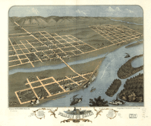 Prairie du Chien map 1870