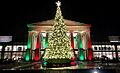 Raleigh Memorial Auditorum at Christmas
