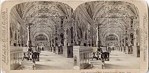 Rau, William Herman - n. 1999 - In The Great Hall, Vatican Library, Rome, Italy