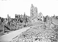 Ruins of the Hôtel de Ville, Arras on 26 May 1917