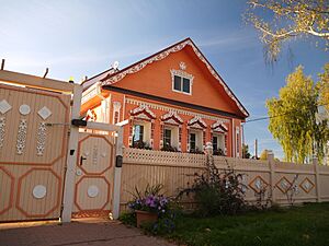 Russian izba house