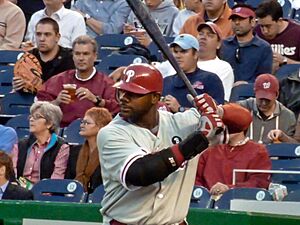 Ryan Howard at bat