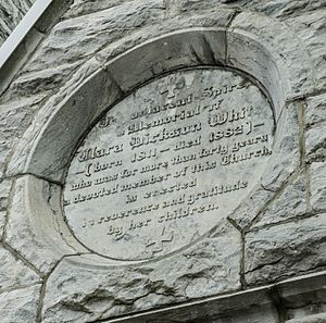 Saint Paul's Cathedral inscription, Syracuse, New York