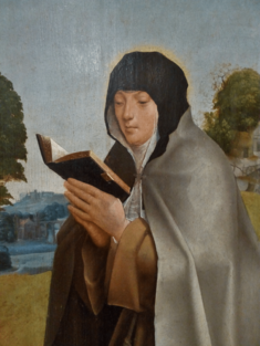 Santa Coleta (pormenor - Santa Clara e Santa Coleta, c. 1520, Mestre da Lourinhã).png