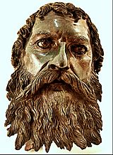Bust head of Thracian king