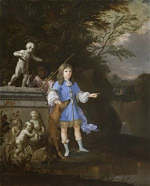 Smits, Caspar — portrait of a boy (possibly John Arundell 3rd Baron Arundell of Trerice) — circa 1680s