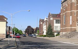 St Florian streetscape - Hamtramck Michigan