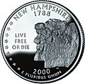 State quarter for New Hampshire