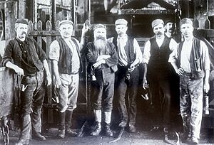 Stockton colliery disaster rescuers 1896