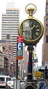 Sidewalk Clock at 1501 3rd Avenue, Manhattan