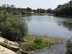 View along Dniester River - Tiraspol - Transnistria (36420533690)