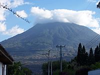 Volcan de Agua as seen from Ciudad Vieja, 2007