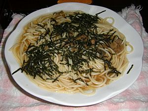 Wafu Mushroom Spaghetti