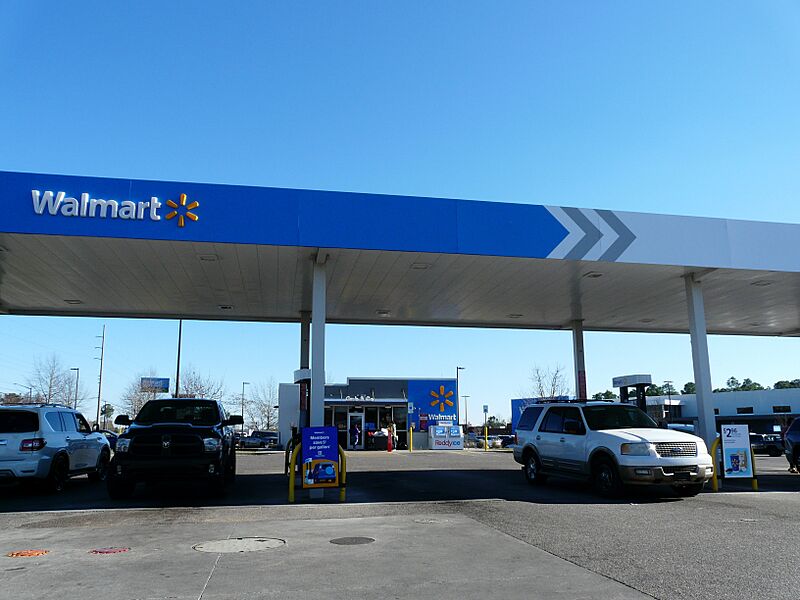 Walmart gas station, Dothan, Alabama