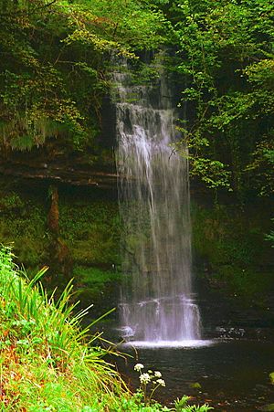 Waterfall at Lough Clencar - geograph.org.uk - 1152543