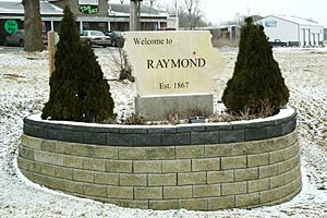 Welcome Sign for Raymond, Black Hawk County, IA.JPG