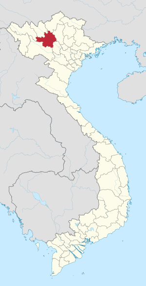 Location of Yên Bái within Vietnam