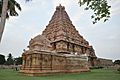 "A low angle of Brihadisvara Temple of Gangaikonda Cholapuram "