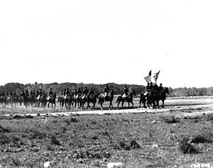 9th Cavalry regiment at Canp Funston (1941)