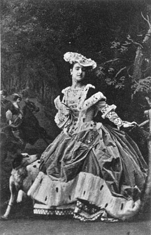 Adelina Patti as Lady Harriet in 'Martha' by Flotow - National Portrait Gallery London