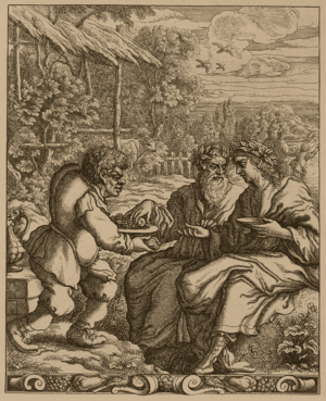 Aesop and Priests by Francis Barlow 1687