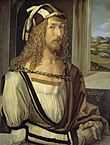 Albrecht Dürer, Selbstbildnis mit 26 Jahren (Prado, Madrid)
