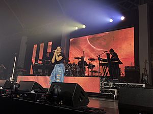 Alessia Cara performing in Sydney
