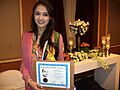 Anukriti Gusain received Mahatma Gandhi Award
