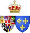 Arms of Marie Clotilde of France (1759-1802), Queen of Sardinia.jpg