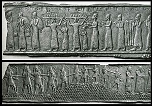 Assyrian - Fragments of Bands from a Gate - Walters 542335 - View A