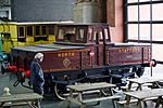 Battery locomotive, North Staffordshire Railway - National Railway Museum, York (36243981666).jpg