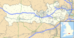 Map showing the location of Deadwater Ait