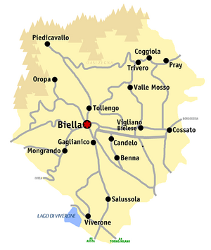 Biella mappa