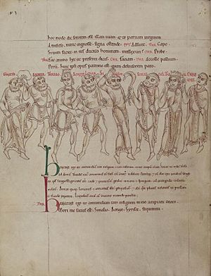 Bodleian Libraries, Comedies of Terence 55v