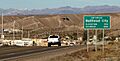 Bullhead City, Arizona southern city limits sign (2012) (crop)