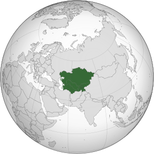 Central Asia (orthographic projection)