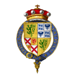 Coat of arms of Sir Edward Sutton, 2nd Baron Dudley, KG