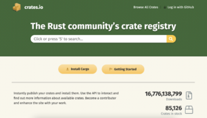 Crates.io website