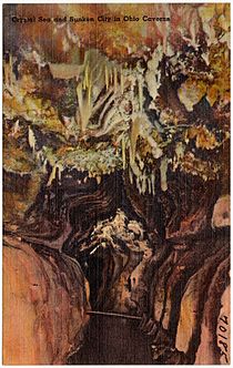 Crystal Sea and Sunken City in Ohio Caverns (70185)