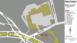 Eden Center map
