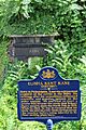 Elisha Kent Kane mausoleum and historical plaque