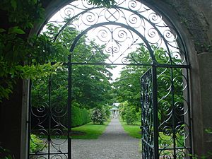 Farmleigh Dublin - Gardens - through the gate