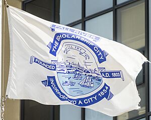 Flag of Fall River Massachusetts (cropped)