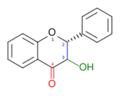 Flavanonol skeleton colored