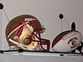Florida State Seminoles helmet and football
