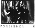 Foreigner 1996 8x10 - L-R, Jeff Jacobs, Bruce Turgon, Lou Gramm, Ron Wikso, Mick Jones