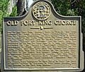 Fort King George marker, McIntosh County, GA, US