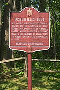 Fosterfields, Morris Township, NJ - information sign