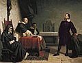 Galileo facing the Roman Inquisition