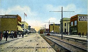 GaryIndiana-FifthAve-Broadway-1909-SS (S Shook CollectionO
